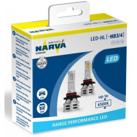 Світлодіодні лампи Narva HB3/HB4 12/24v 6500K X2 18038 Range Performance