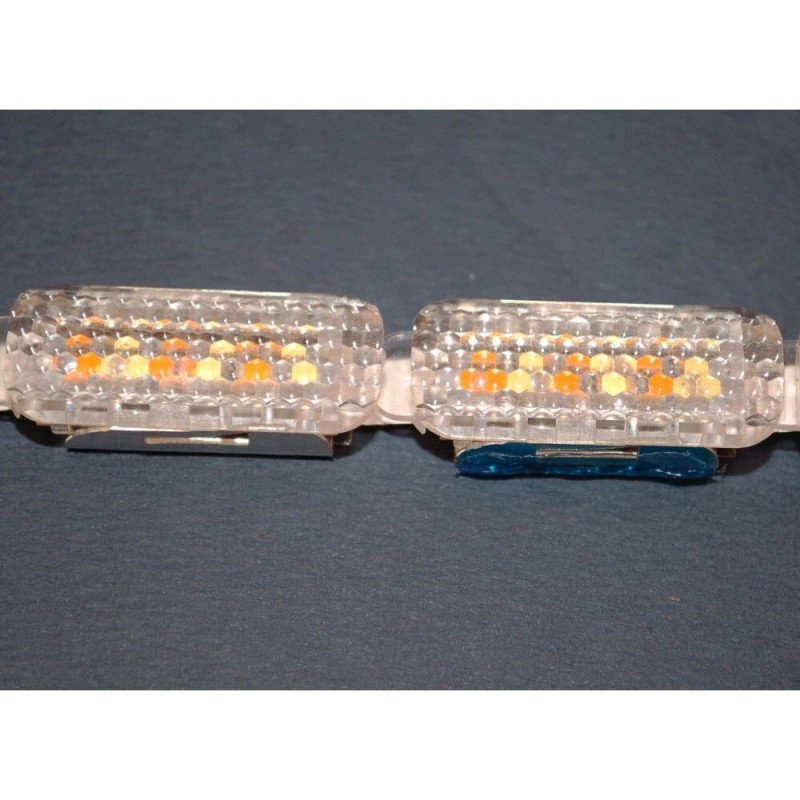 Світлодіодна (LED) стрічка Running Crystall Жовтий-Білий 16 сегментів v4