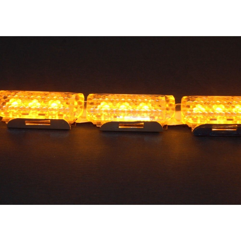 Світлодіодна (LED) стрічка Running Crystall Жовтий-Білий 16 сегментів v4