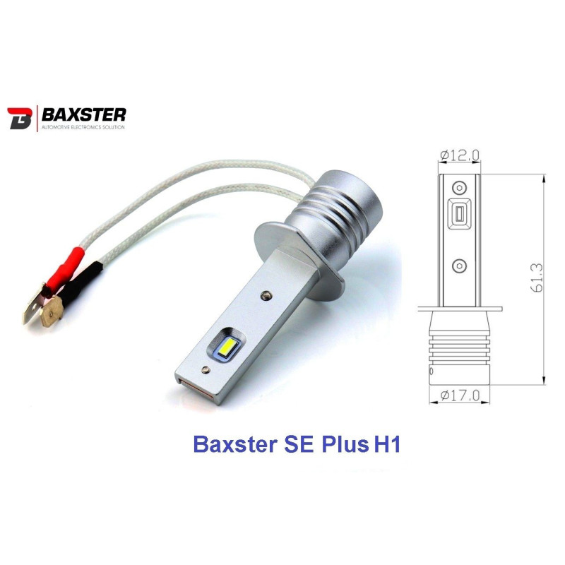 Світлодіодні лампи Baxster SE Plus H1 6000K (2шт)