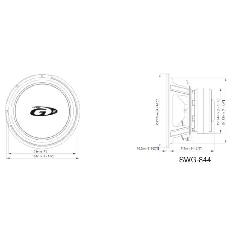 Сабвуфер Alpine SWG-844