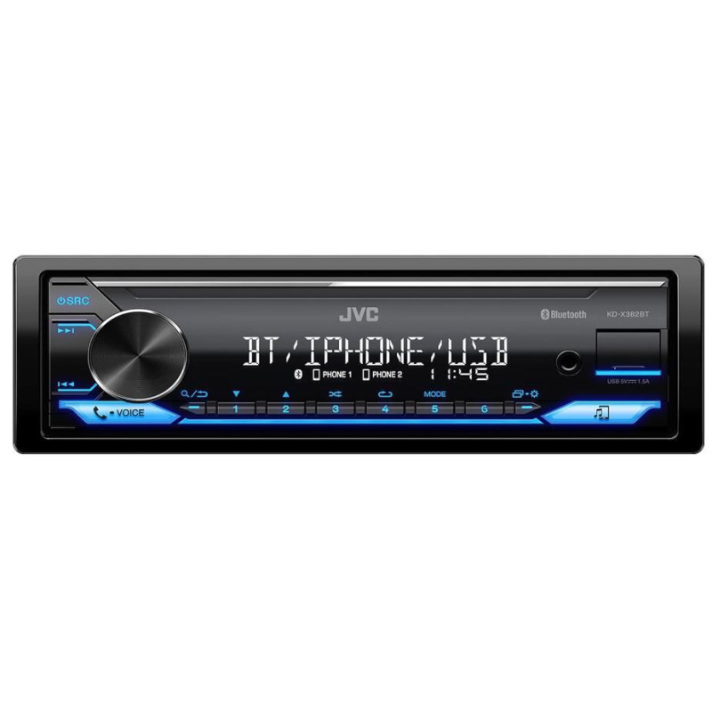 Медіа-ресивер JVC KD-X382BT
