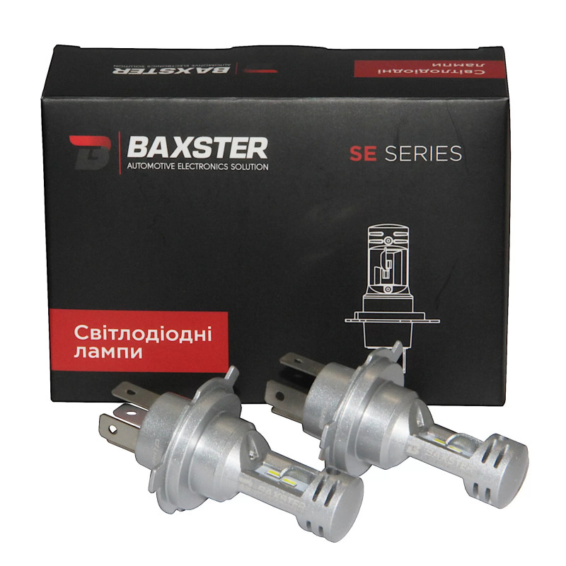 Світлодіодні лампи Baxster SE Plus H4 H/L 6000K (2шт)