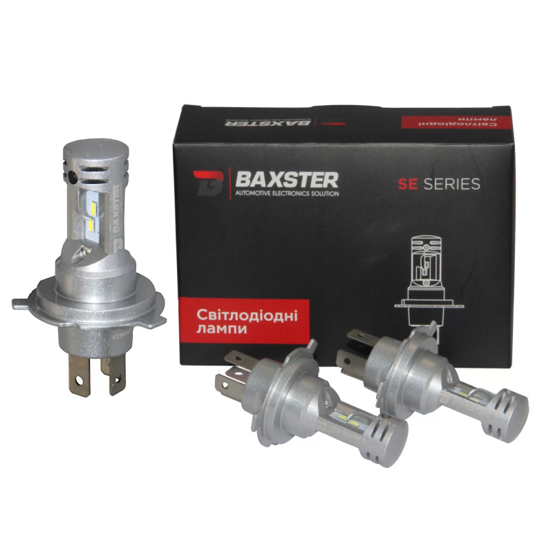 Світлодіодні лампи Baxster SE Plus H4 H/L 6000K (2шт)