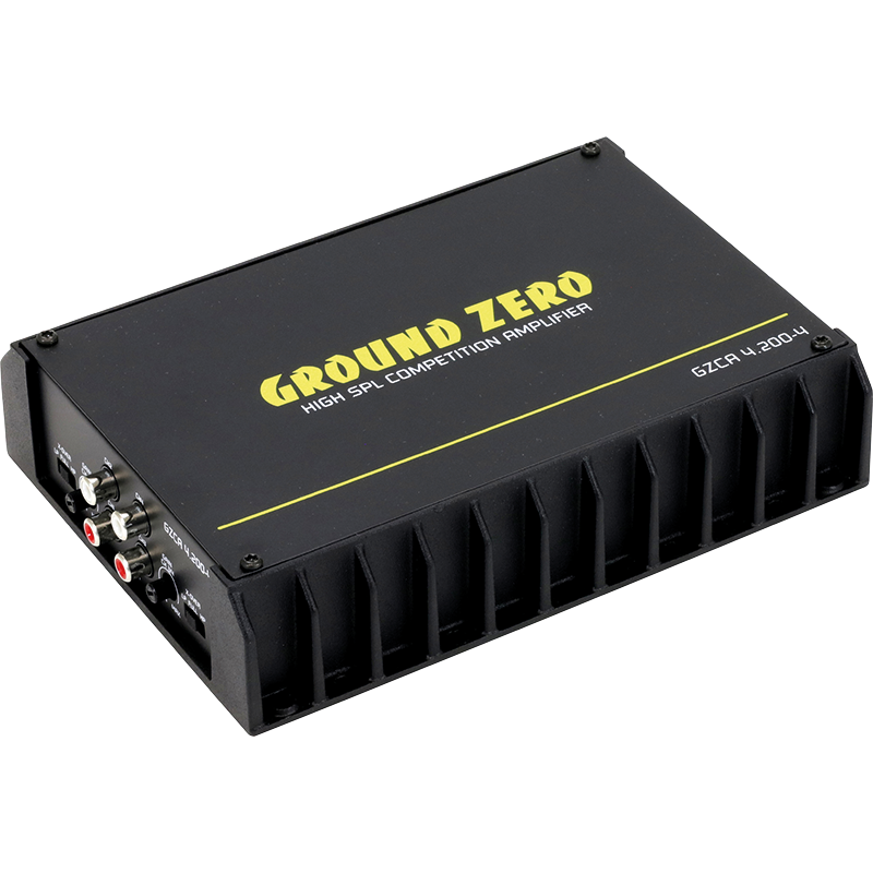 Чотирьохканальний підсилювач Ground Zero GZCA 4.200-4