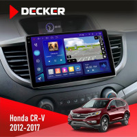 Штатна магнітола Honda CR-V 2012-2017 Decker D10-009 4x64, DSP, 4G, 2k
