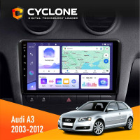 Штатна магнітола Audi A3 2003-2012 Cyclone C9-011 4x64, DSP