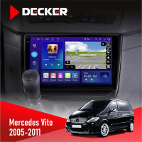 Штатна магнітола Mercedes-Benz Vito 2003-2014 Decker D10-009 4x64, DSP, 4G, 2k