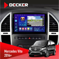 Штатна магнітола Mercedes-Benz Vito (W447) 2014+ Decker D10-009 4x64, DSP, 4G, 2k
