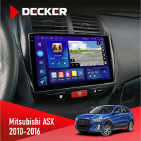 Штатна магнітола Mitsubishi ASX 2010-2016 Decker D10-009 4x64, DSP, 4G, 2k