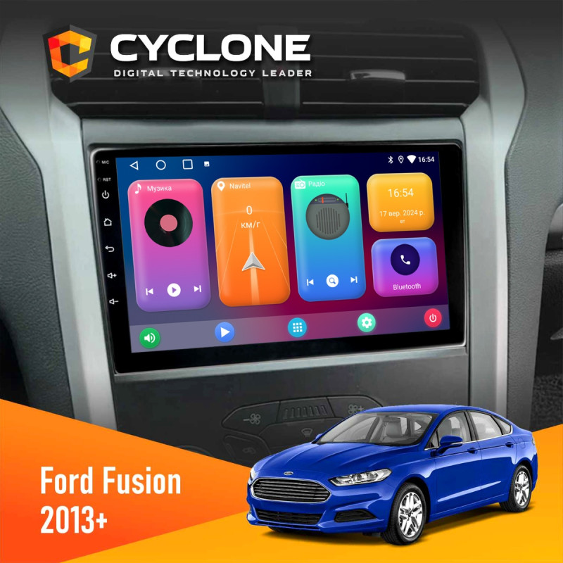 Штатна магнітола Ford Fusion 2013+ Cyclone C9-001 2x32 CPL