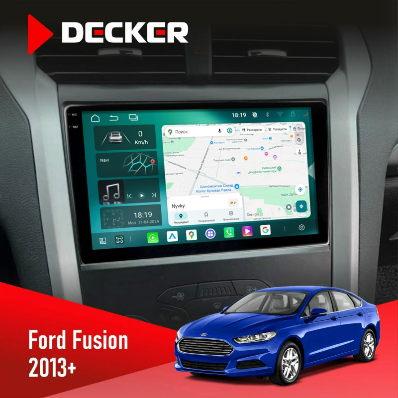 Штатна магнітола Ford Fusion 2013 Cyclone C9-013 4x64 DSP 4G