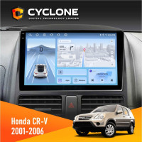 Штатна магнітола Honda CR-V 2001-2006 Cyclone C9-012 4x64, DSP, 4G