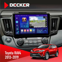 Штатна магнітола Toyota RAV4 2013-2019 Decker D10-009 4x64, DSP, 4G, 2k