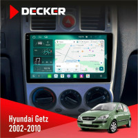Штатна магнітола Hyundai Getz 2002-2010 Cyclone C9-013 4x64 DSP 4G