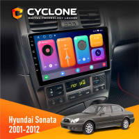 Штатна магнітола Hyundai Sonata (EF) 2001-2012 Cyclone C9-001 2x32 CPL