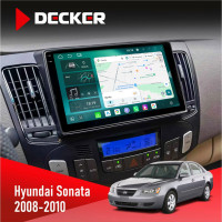 Штатна магнітола Hyundai Sonata 2008-2010 Cyclone C9-013 4x64 DSP 4G