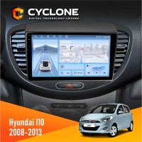 Штатна магнітола Hyundai i10 2008-2013 Cyclone C9-012 4x64, DSP, 4G