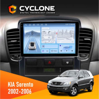 Штатна магнітола KIA Sorento (BL) 2002-2006 Cyclone C9-012 4x64, DSP, 4G