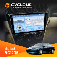 Штатна магнітола Mazda 6 2002-2007 Cyclone C9-012 4x64, DSP, 4G