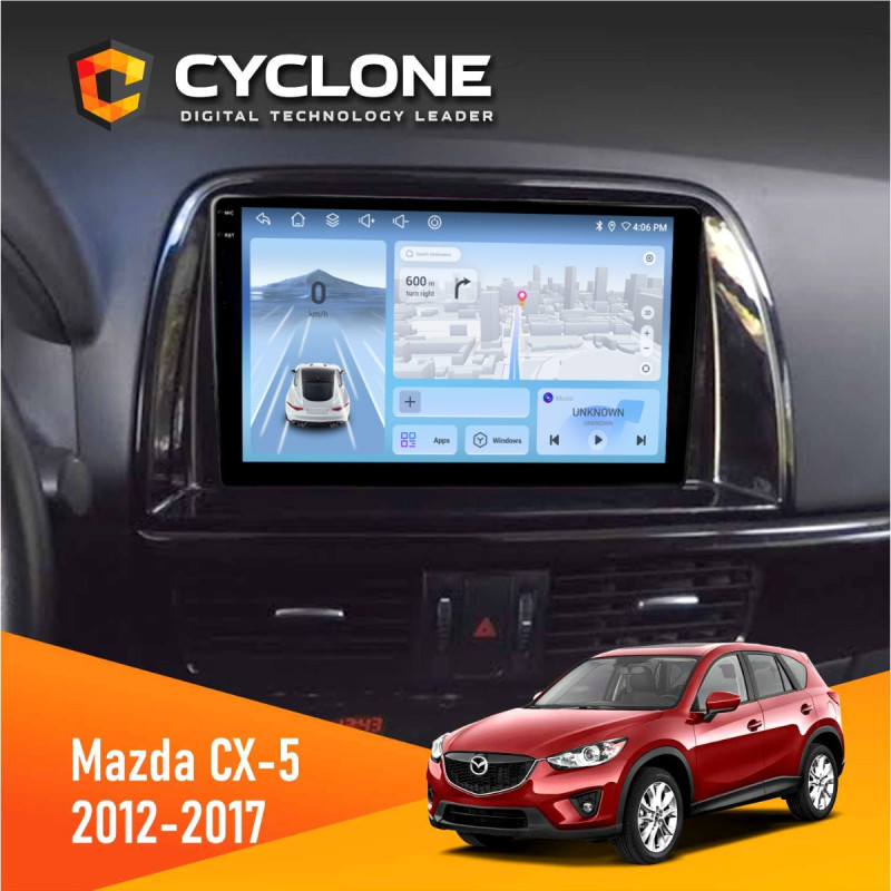 Штатна магнітола Mazda CX-5 2012-2017 Cyclone C9-012 4x64, DSP, 4G