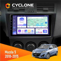 Штатна магнітола Mazda 5 (Premacy) 2010-2015 Cyclone C9-011 4x64, DSP