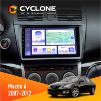 Штатна магнітола Mazda 6 (GH) 2007-2012 Cyclone C9-011 4x64, DSP