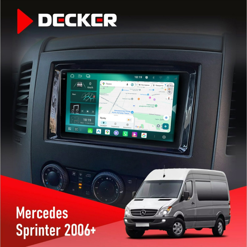 Штатна магнітола Mercedes-Benz Sprinter (W906) 2006 Cyclone C9-013 4x64 DSP 4G