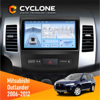 Штатна магнітола Mitsubishi Outlander XL 2006-2012 AMP Cyclone C9-012 4x64, DSP, 4G