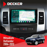 Штатна магнітола Mitsubishi Outlander XL 2006-2012 AMP Cyclone C9-013 4x64 DSP 4G