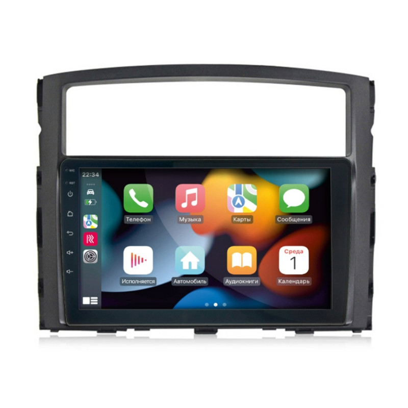 Штатна магнітола Mitsubishi Pajero 2007-2021 AMP Rockford Cyclone C9-013 4x64 DSP 4G