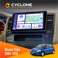 Штатна магнітола Nissan Tiida 2004-2012 Cyclone C9-011 4x64, DSP