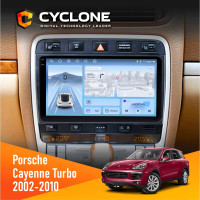 Штатна магнітола Porsche Cayenne Turbo 2002-2010 Cyclone C9-012 4x64, DSP, 4G