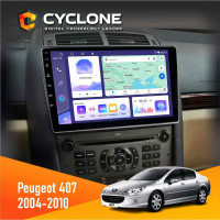 Штатна магнітола Peugeot 407 2004-2010 Cyclone C9-011 4x64, DSP