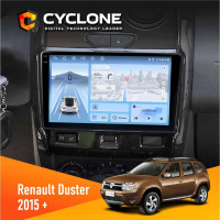 Штатна магнітола Renault Duster 2015-2022 Cyclone C9-012 4x64, DSP, 4G
