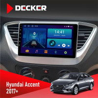 Штатна магнітола Hyundai Accent 2017+ Decker D9-006 4x64, 4G