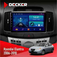 Штатна магнітола Hyundai Elantra 2006-2010 Decker D9-006 4x64, 4G