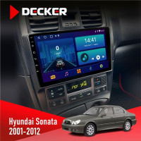 Штатна магнітола Hyundai Sonata (EF) 2001-2012 Decker D9-006 4x64, 4G
