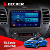 Штатна магнітола KIA Cerato 2012-2020 Decker D9-006 4x64, 4G