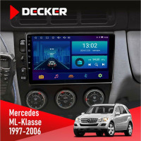 Штатна магнітола Mercedes-Benz ML-Class (W163) 1997-2006 Decker D9-006 4x64, 4G