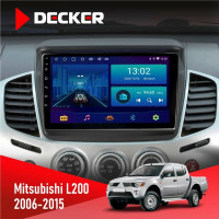 Штатна магнітола Mitsubishi L200 2006-2015 Decker D9-006 4x64, 4G