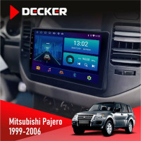 Штатна магнітола Mitsubishi Pajero 1999-2006 Decker D9-006 4x64, 4G
