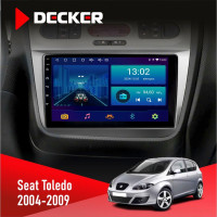Штатна магнітола Seat Toledo 2004-2009 Decker D9-006 4x64, 4G