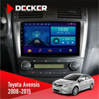 Штатна магнітола Toyota Avensis 2008-2015 Decker D9-006 4x64, 4G