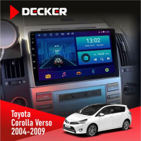 Штатна магнітола Toyota Corolla Verso 2004-2009 Decker D9-006 4x64, 4G