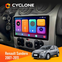 Штатна магнітола Renault Sandero 2007-2011 Cyclone C9-001 2x32 CPL