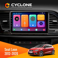 Штатна магнітола Seat Leon 2012-2020 Cyclone C9-001 2x32 CPL