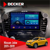 Штатна магнітола Nissan Juke 2011-2019 Decker D9-006 4x64, 4G