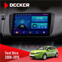 Штатна магнітола Seat Ibiza 2008-2015 Decker D9-006 4x64, 4G