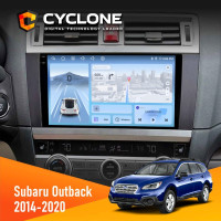 Штатна магнітола Subaru Outback 2014-2020 Cyclone C9-012 4x64, DSP, 4G